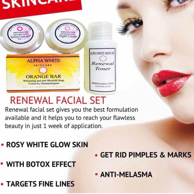 alpha white renewal set