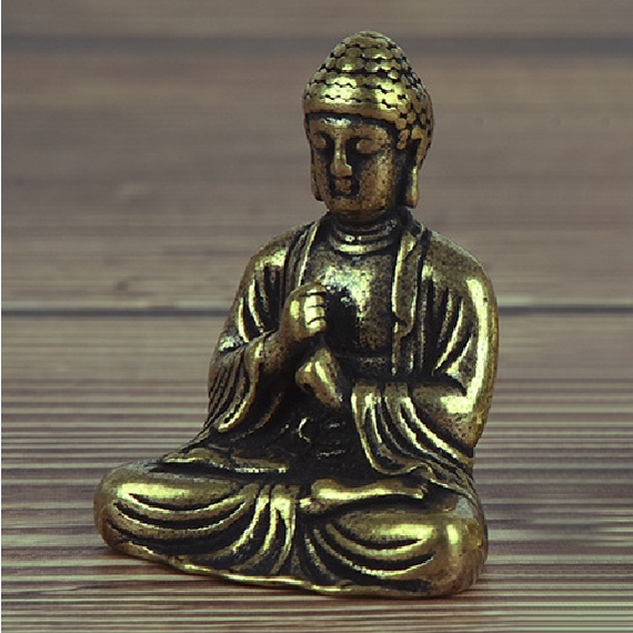 Meditation Buddha statue made of pure copper - Image 3