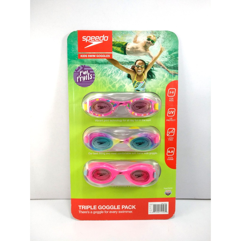 speedo goggles set