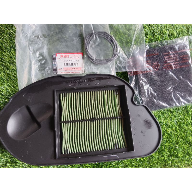 suzuki burgman street 125 air filter set genuine(1370008810)sgp