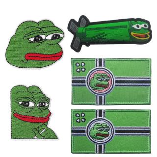 Sad Pepe The Sad Frog Patch Meme Iron On Embroidered Applique Patch Badge #2