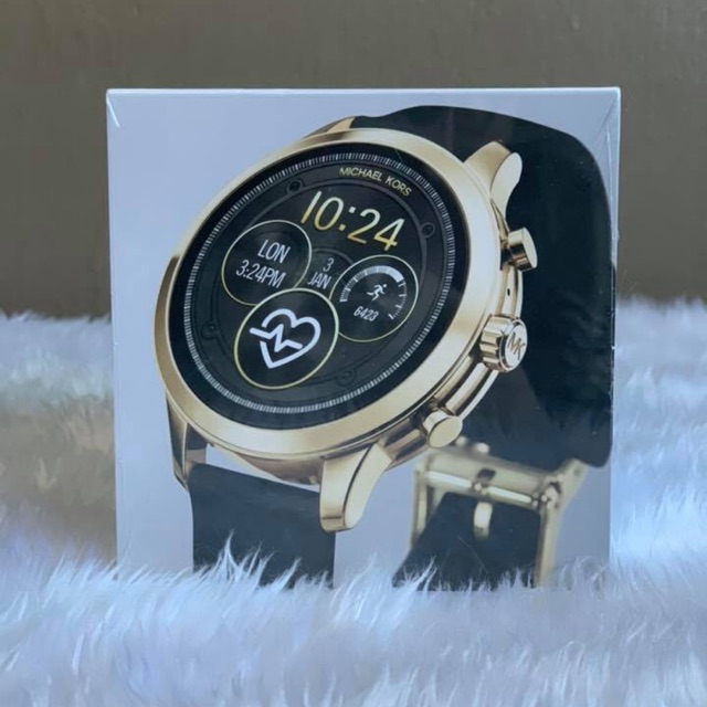 silver michael kors smart watch