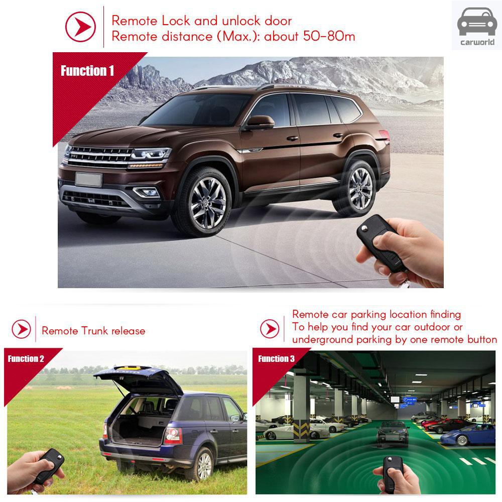 Universal Car Door Lock Trunk Release Keyless Entry System Central