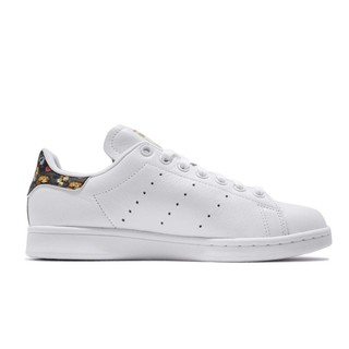 stan smith black flowers