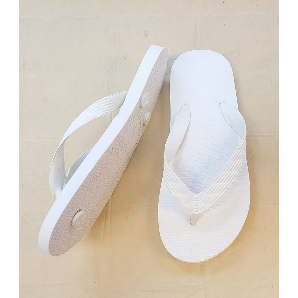 cheap white flip flops