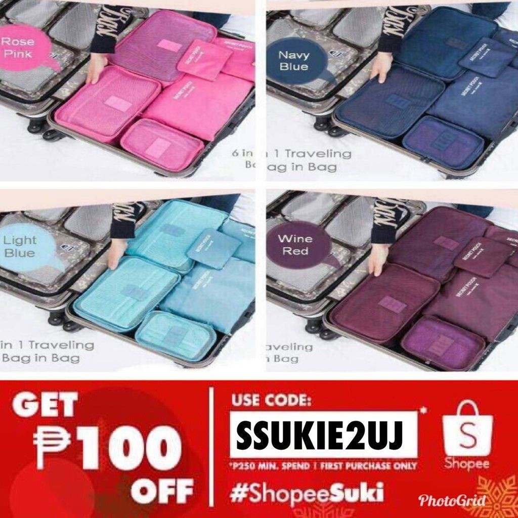 traveling bag organizer