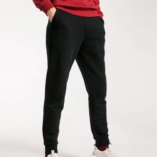 Unisex Plain Cotton Jogger Pants Makapal Tela free size kasya（M-XL) #6