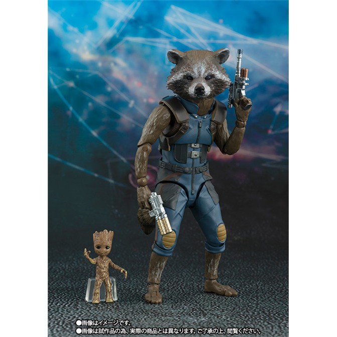 rocket raccoon action figure