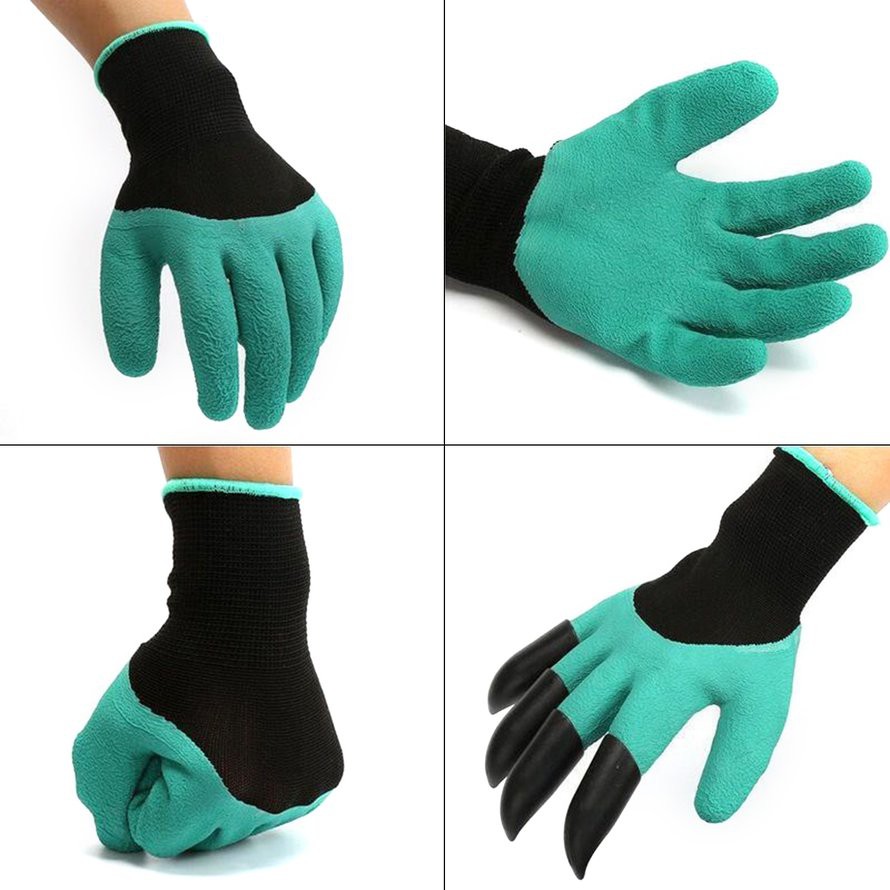 Safety Work Garden Gloves With Fingertips Planting Gardening Tools Mittens Shopee Philippines