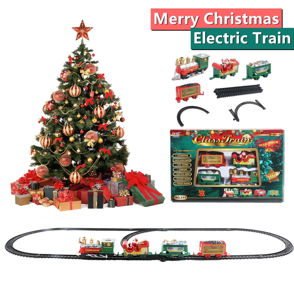 electric train for christmas tree