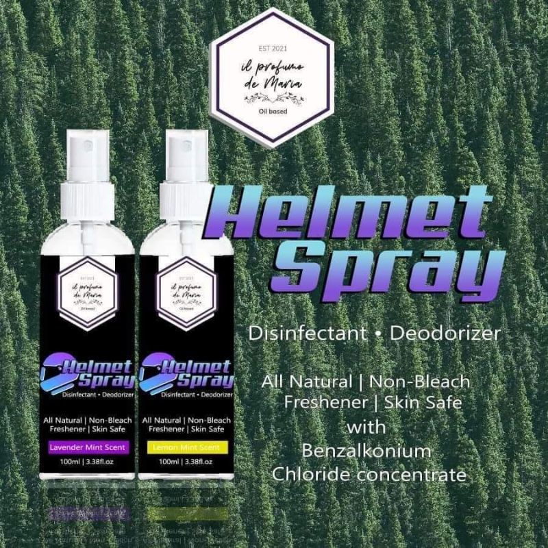 Helmet Spray ( Disinfectant x Deodorizer) Shopee Philippines