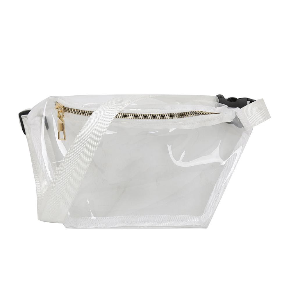 clear pvc bum bag