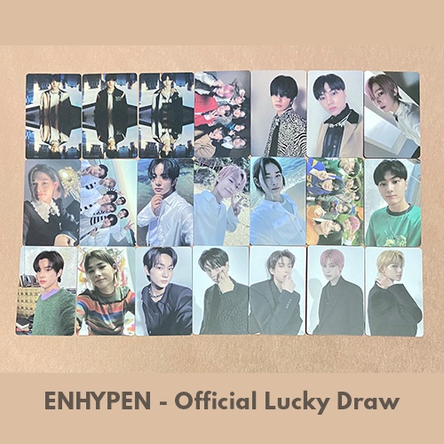 ENHYPEN Official Lucky Draw Photocards Shopee Philippines