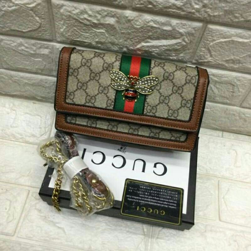gucci bee sling bag