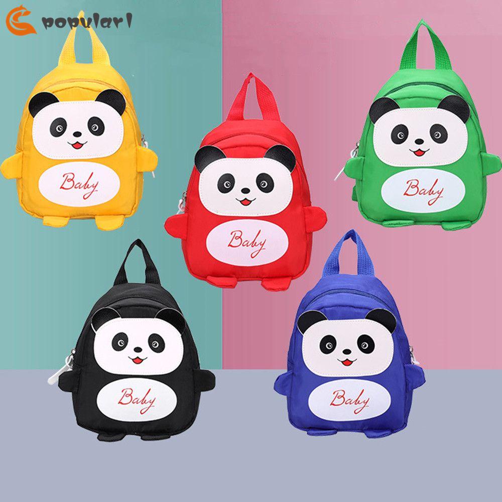 POPULAR Cute Mini Backpack Preschool Kids Panda Cartoon School Bags