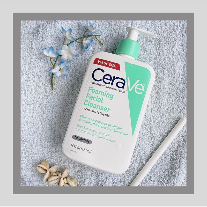 CERAVE FOAMING FACIAL CLEANSER 1 LITER Shopee Philippines