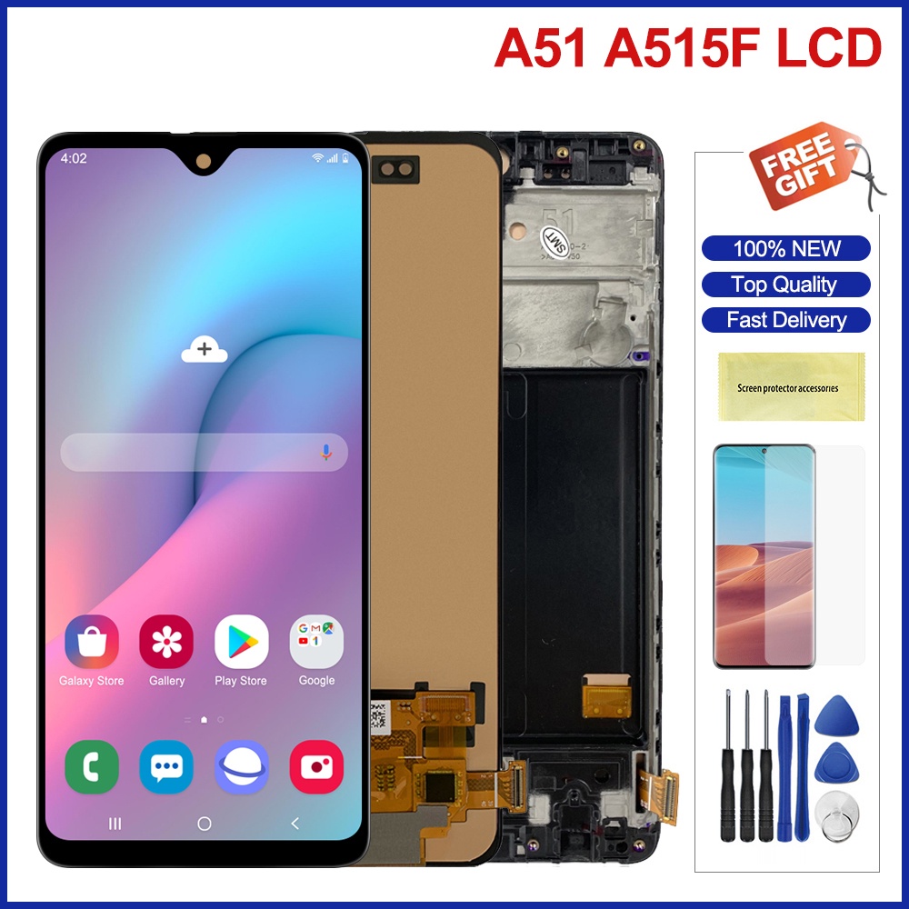 Super Amoled Screen For Samsung Galaxy A51 Lcd Display Assembly Replacement For Samsung A51 A515
