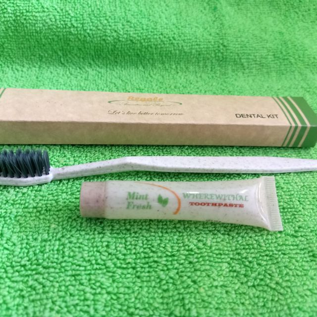 Hotel Dental Kit Set in Eco Packaging (100 pieces) Shopee Philippines