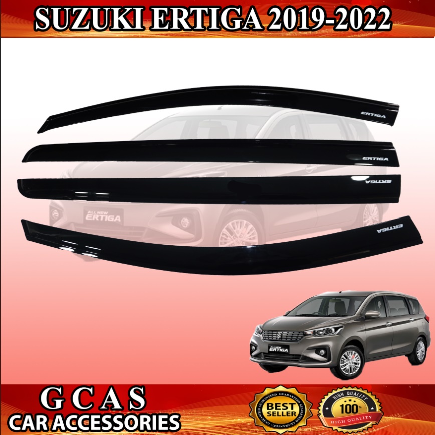 20192022 Ertiga Door Visor (made in Thailand) / Rain Guard / Window