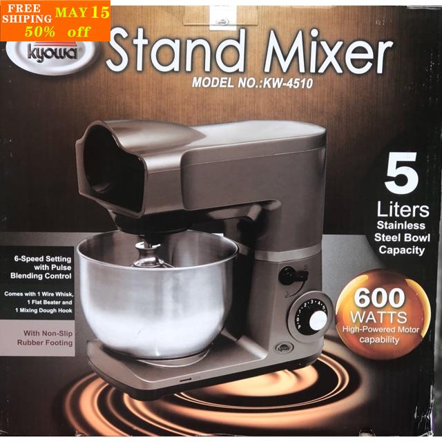 Heavy Duty Kyowa Stand Mixer 5Liters KW4510 Silver Shopee Philippines