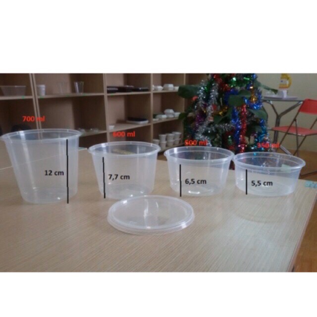 10 round plastic boxes (10 boxes / lot) Shopee Philippines