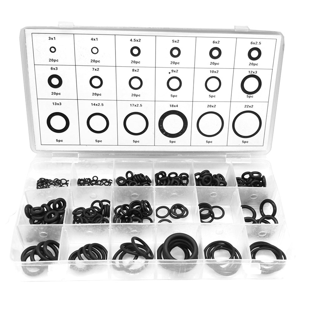 225 Pcsset Rubber O Ring Assortment Set Plumbing Gasket Shopee Philippines 