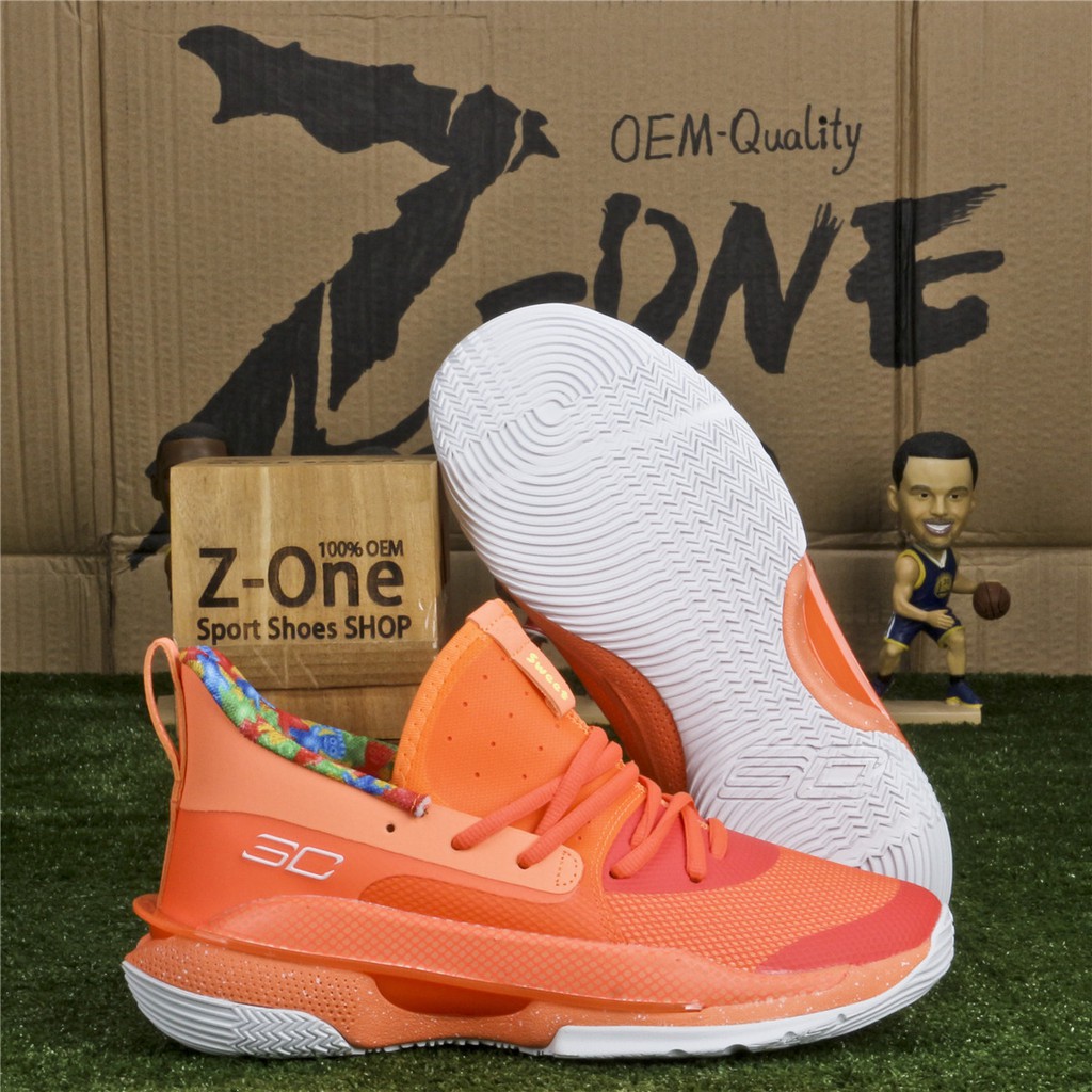 mens orange under armour shoes