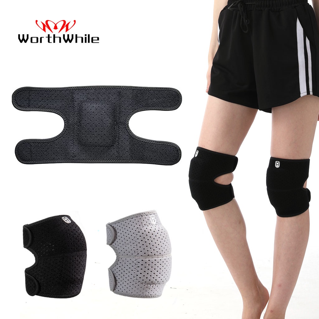 EULANT Knee Pads with Adjustable Bandage for Dancers Volleyball Kids Junior Youth Knee Brace with Anti-Slip and Breathable Professional Knee Support Sleeve for Yoga Basketball Football Gym Running Cycling Training Scooter Workout Sports 