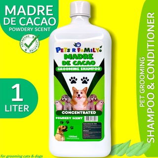 Madre de Cacao Pet Grooming Shampoo Baby Powder Scent 1000ml  PETS R FAMILY - PET SHAMPOO 1000ml