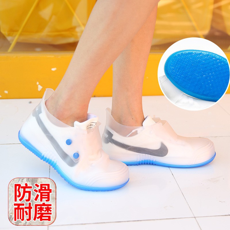 transparent rain boots
