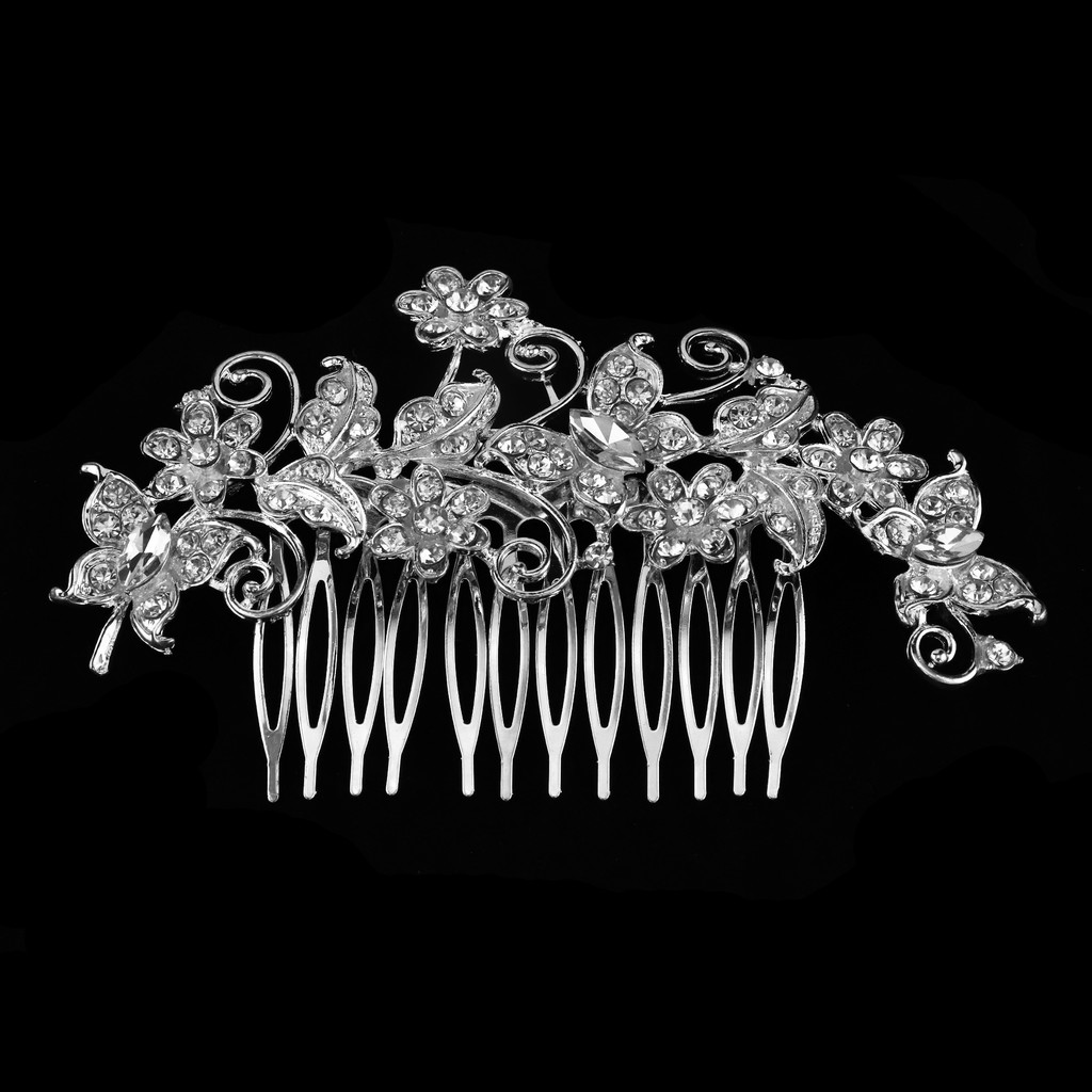 silver hair accessories