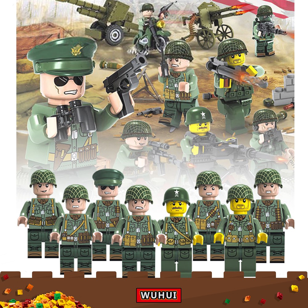 lego army ww2 minifigures