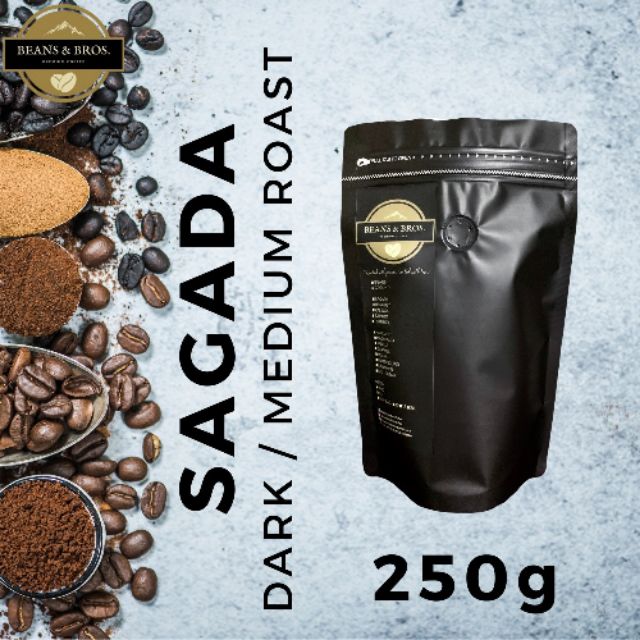 Sagada (Arabica Coffee) 250g Dark or Medium roast Ground or Whole