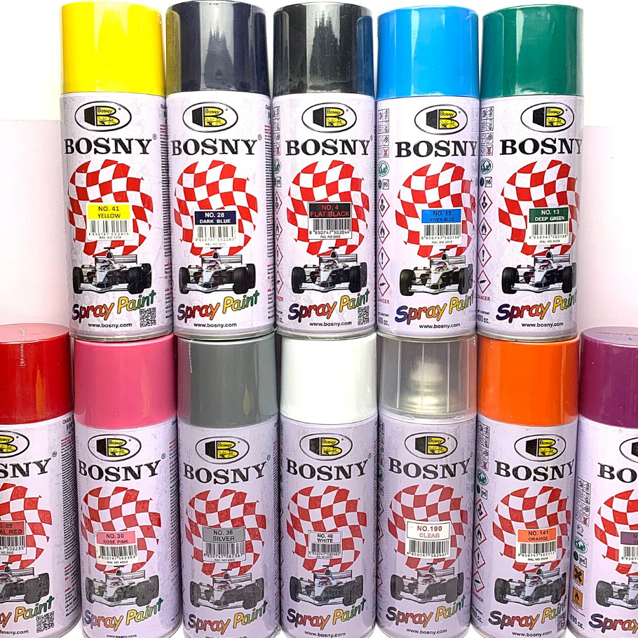Original Bosny Spray Paint Solid Colors Shopee Philippines
