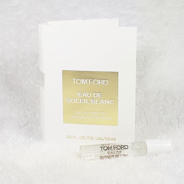 Unisex Tom ford eau de Soleil blanc Eau de toilette perfume vial sample |  Shopee Philippines