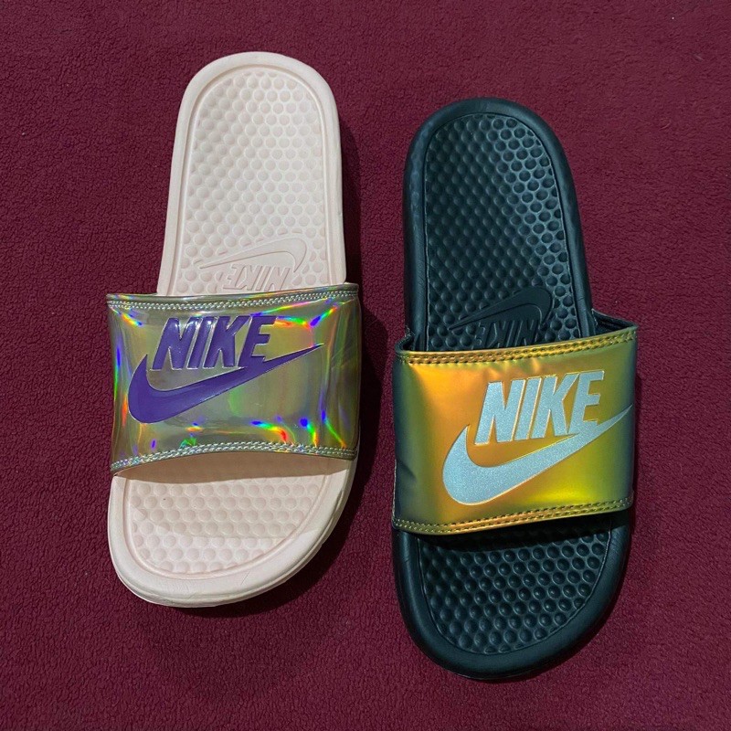 holographic slides nike