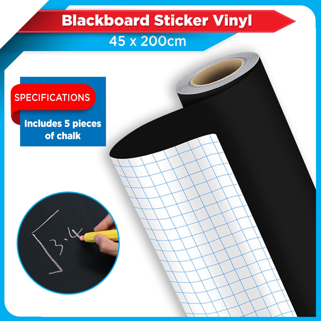 Sticker Blackboard Sticker Whiteboard Removable Vinyl Sticker