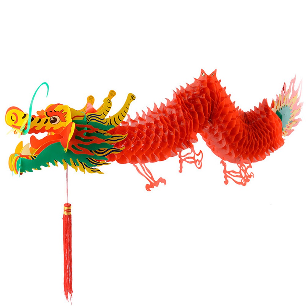 chinese new year dragon garland