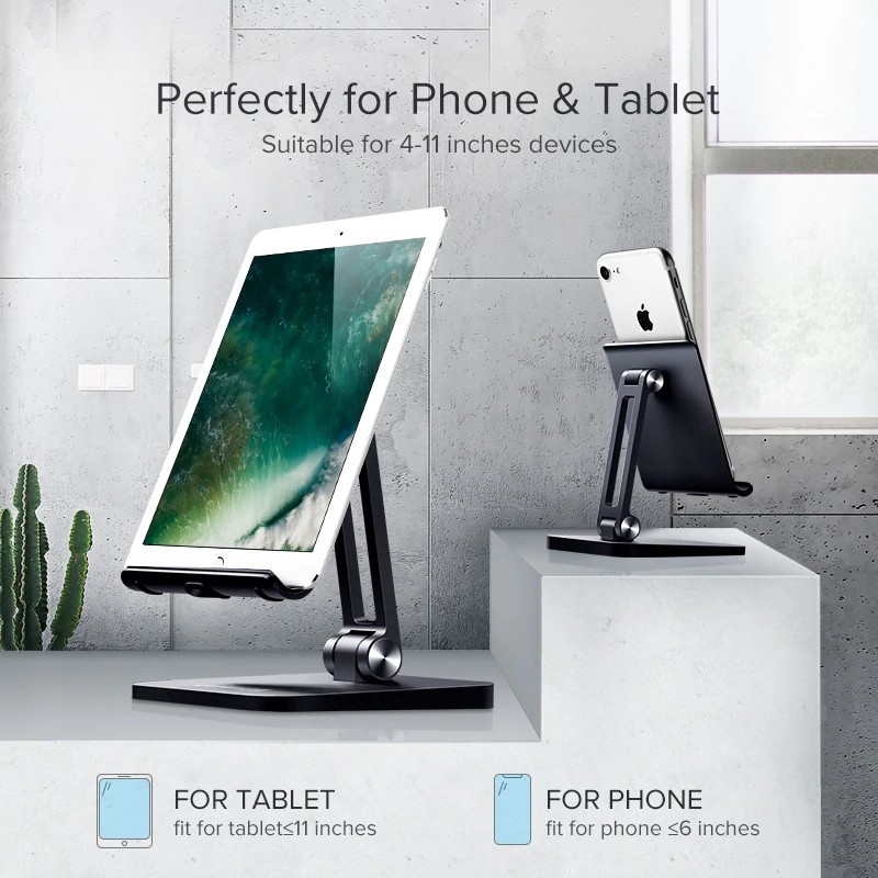 Ugreen Mobile Phone Holder Stand Aluminium Alloy Metal Tablet Stand ...