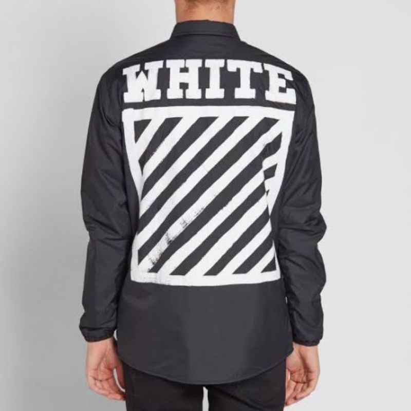 off white coach jacket