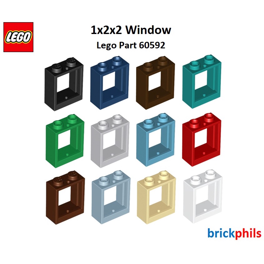 Lego Part 60592 1x2x2 Window | Shopee Philippines