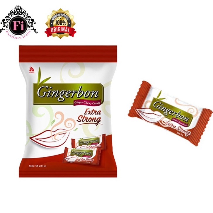 Gingerbon Extra Strong Ginger Sweets Healthy Chewy Candy Shopee