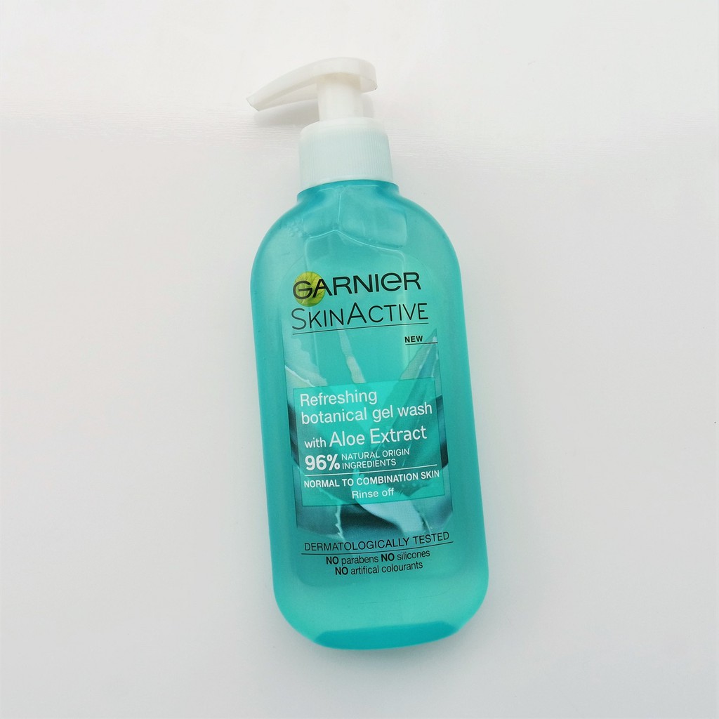 garnier aloe gel wash