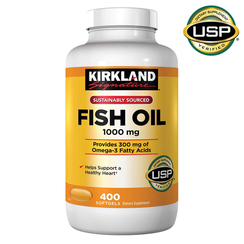 KIRKLAND Signature Fish Oil Omega 3 400CT Softgels Shopee Philippines