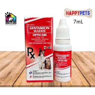 Opticare Gentamicin Sulfate Eyedrops for Pets 7mL