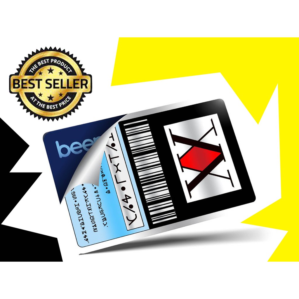 HUNTER X HUNTER STICKER FOR ATM CARDS | Shopee Philippines