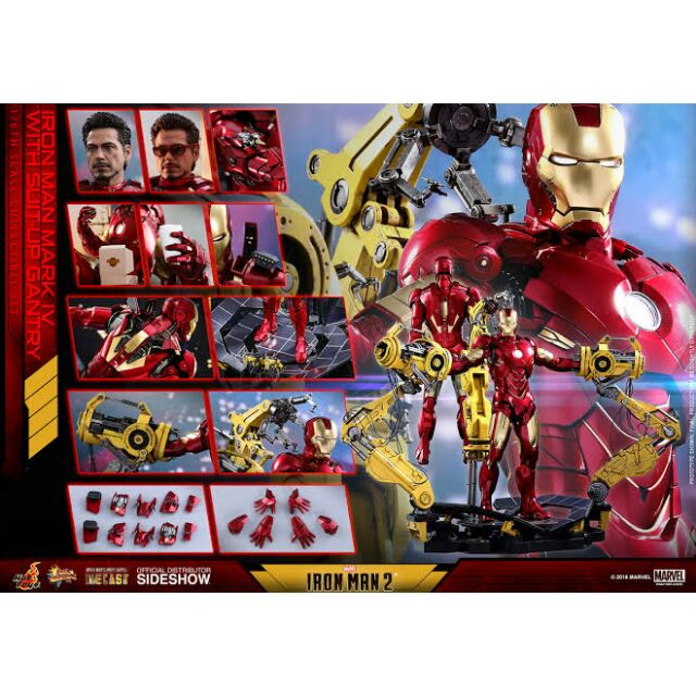 iron man hot toys diecast