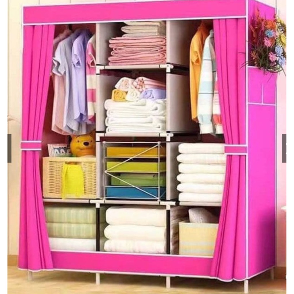 Keimav 8813 Big Multifunction Cloth Wardrobe Storage Cabinet Clothes ...