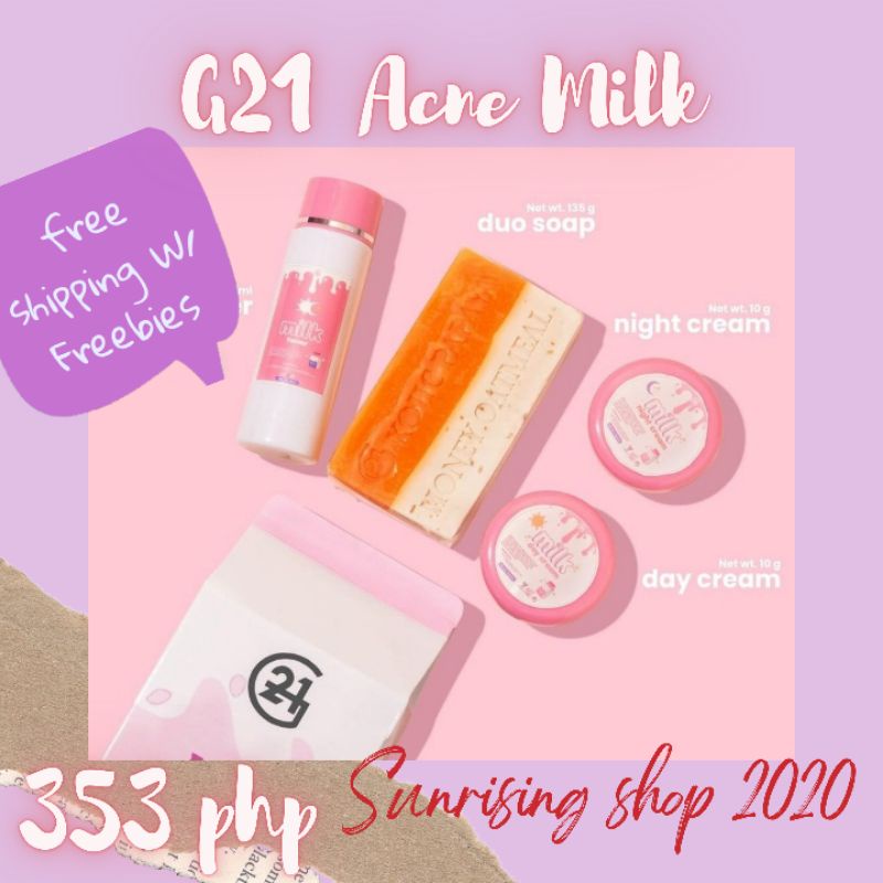 G21 Acne Milk Set (Available individual) | Shopee Philippines