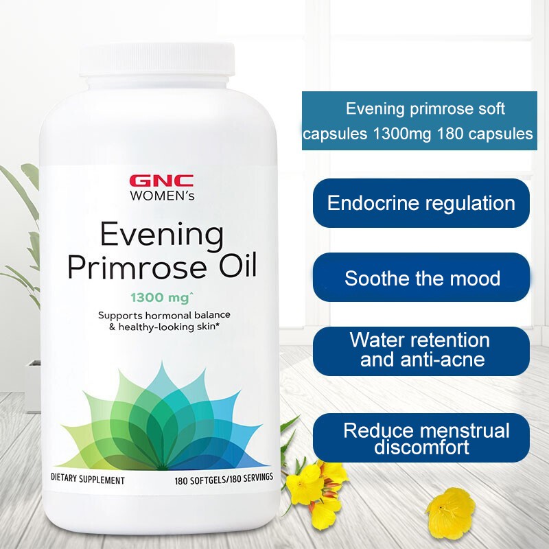 U.S. imported GNC evening primrose oil soft capsules, ovarian